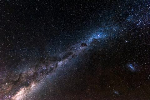 Milchstraße über dem Himmel, Blick von der Südhalbkugel