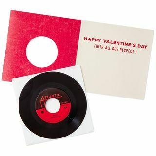 Stempel Vinyl Valentinstag Karte