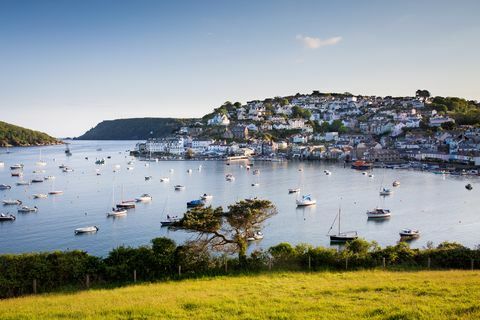 Salcome Bay, Devon im Sommer