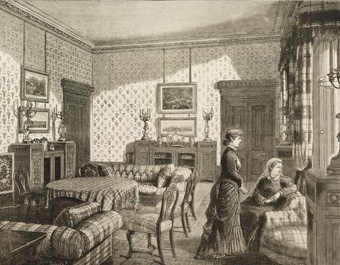 Queen Victoria, Balmoral Castle, der Salon