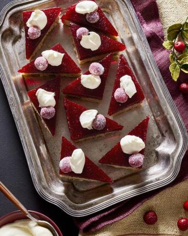 Cranberry-Walnuss-Shortbread-Riegel