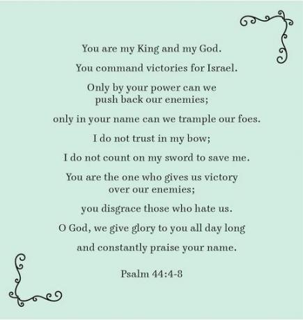 Psalm 444 8