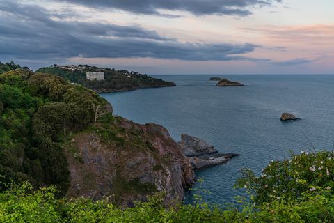 Daddyhole-Bucht, Torquay, Torbay, England