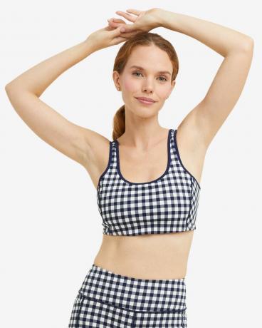 Sport-BH in Navy Gingham