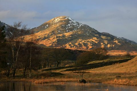 Der alte Mann des Coniston See-Bezirksberges