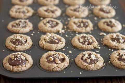 Erdnussbutter Nutella Cookie Tassen