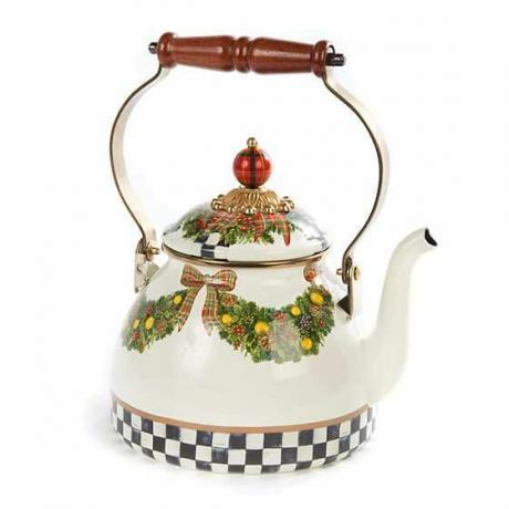 Evergreen Teekessel aus Emaille – 2 Quart