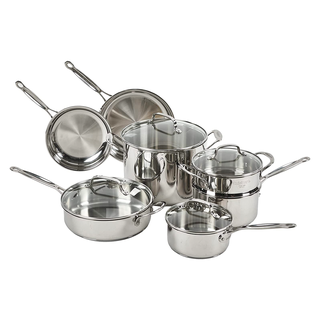 Cuisinart 11-teiliges Kochgeschirr-Set aus Edelstahl