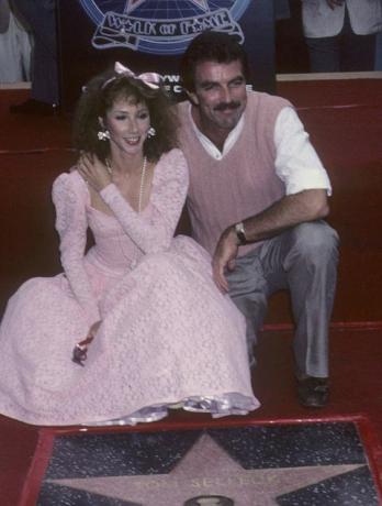 Tom Selleck und Jillie Mack 1986 Hollywood Boulevard