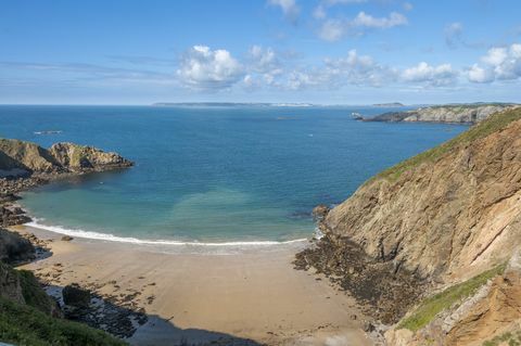 sark, kanalinseln england im sommer küsten- und landschaftskulisse