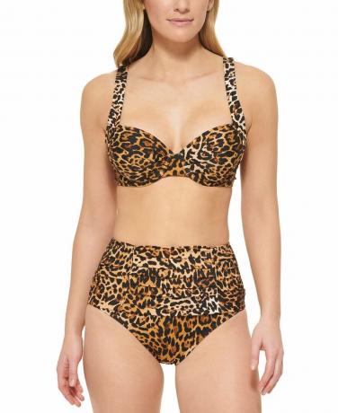 Umwandelbarer Bikini mit BH-Oberteil und hoher Taille