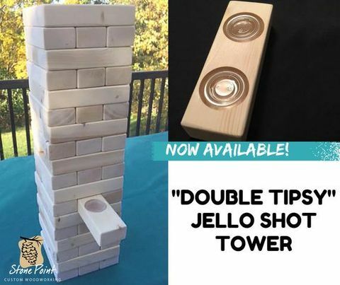 Doppelter beschwipster Jello Shot Tower