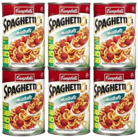 Campbell Soup Company ruft SpaghettiOs zurück, nachdem Plastik nach innen gefunden wurde