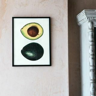 Kleiner gerahmter Avocado-Druck