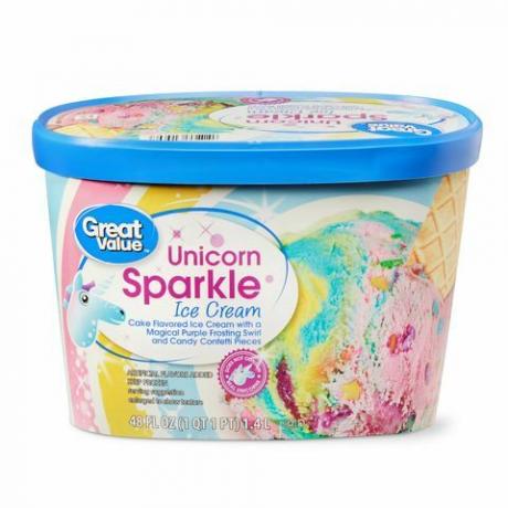 Walmart Unicorn Sparkle Ice Cream