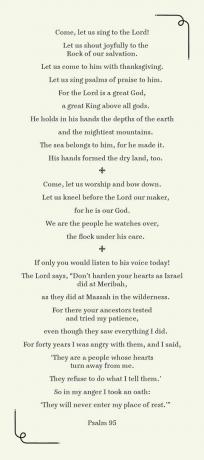 Psalm 95