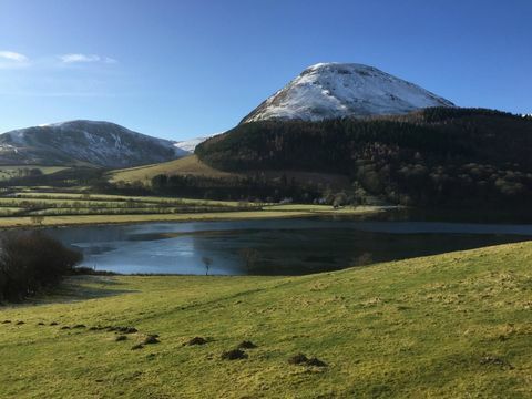 Blick auf die Berge und den See vom Thornleigh Guest House in Keswick, Cumbria