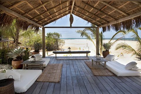 Beach Lounge im UXUA Hotel & Spa in Trancoso, Brasilien 