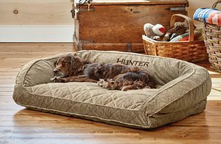 Orvis ComfortFill-Eco™ Nackenrollen-Hundebett