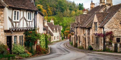 ländliches Dorf Wiltshire