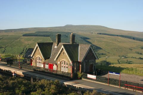 Dent Station - Eisenbahn - Haus - Cumbria