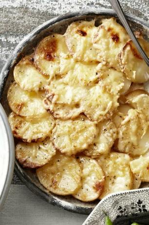 Beste Thanksgiving-Rezepte Kartoffel-Sellerie-Wurzelgratin