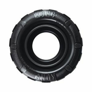 Kong Tyres Hundespielzeug Schwarz SmallMedium