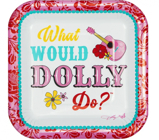 What would Dolly Do Dessert- und Vorspeisen-Pappteller, 10 ct