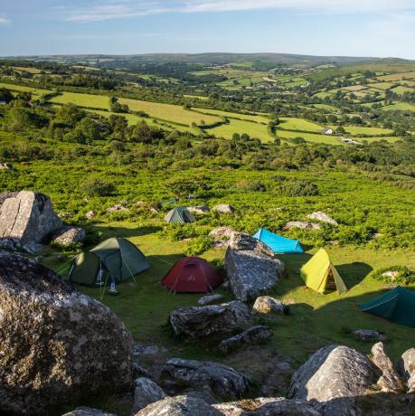 Wildcamper im Dartmoor-Nationalpark