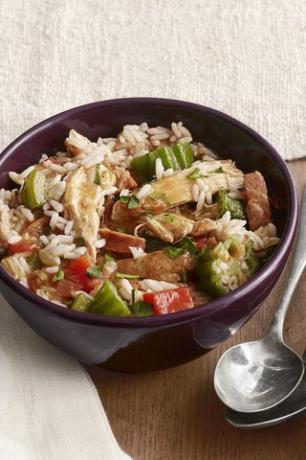 Hähnchen-Andouille-Gumbo