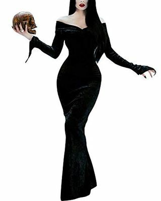 Morticia Addams Kleid Kostüm