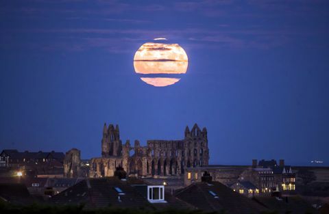 Supermoon Yorkshire UK