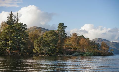 Zum Verkauf steht eine Insel von rund 103 Hektar vor dem Westufer des südlichen Loch Lomond