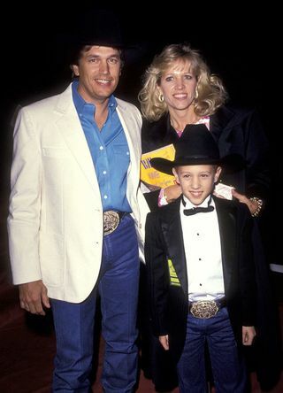 George Strait, Norma Strait und George Strait Jr.