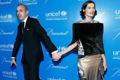 Matt Lauer und Annette Roque