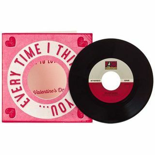 Stempel Vinyl Valentinstag Karte