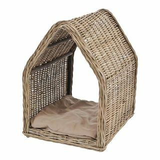 Hundehütte Lulu aus Rattan