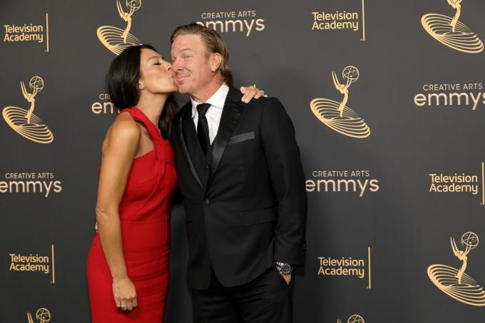 Joanna Gains und Chip Gains nehmen an den Creative Arts Emmys 2022 im Microsoft Theatre am 3. September 2022 in Los Angeles, Kalifornien, Foto von Amy Sussmangetty Images, teil