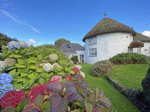 Reetdachhaus Cornwall Veryan in der Nähe von Stränden zu verkaufen