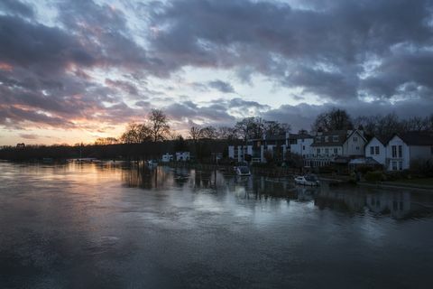 Hochwasser Elend Starker Regen trifft Großbritannien