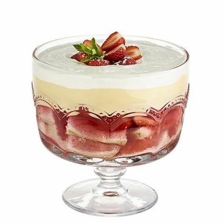 Große Trifle-Schüssel mit Glasfuß