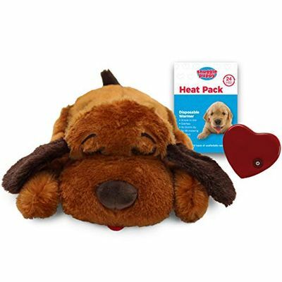 SmartPetLove Snuggle Puppy Verhaltenshilfe Spielzeug, Brown Mutt