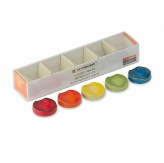 Set mit 5 Essstäbchenhaltern - Regenbogen