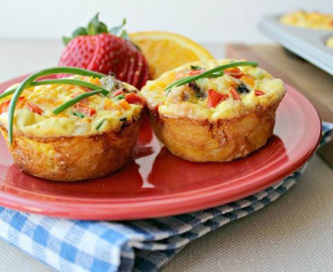 Frühstück Wurst Muffin Tassen