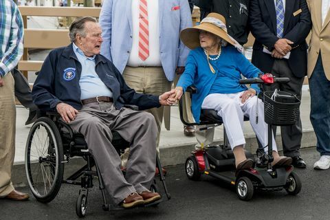 George HW Bush und Barbara Bush