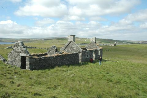 Schottland Insel Hütte