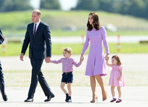 Prinz William, Prinz George, Herzogin von Cambridge und Prinzessin Charlotte in Deutschland