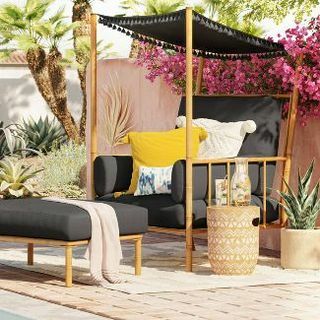 Calla Canopy Patio Accent Chair 