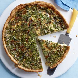 Spinat-Kräuter-Quiche