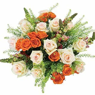 Premium Fresh Cut Orange und Pink Rose Bouquet